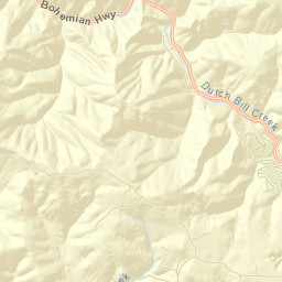 Camp Meeker Street Map