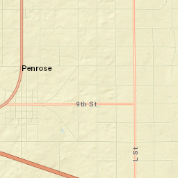 Penrose Street Map