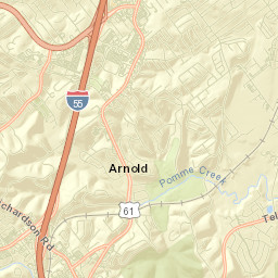 2051-2055 Dohack Dr Arnold MO Street Map