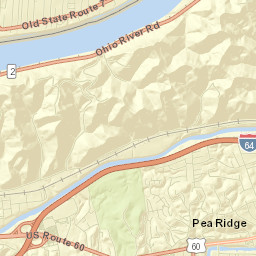 Pea Ridge Street Map