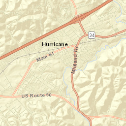 Hurricane Street Map