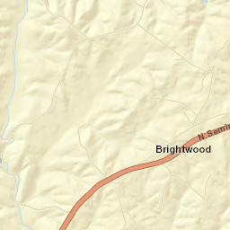 Brightwood Street Map