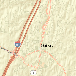 Stafford Street Map