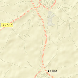 Añora Street Map