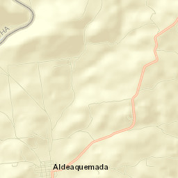 Aldeaquemada Street Map