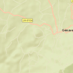 Génave Street Map