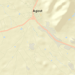 Agost Street Map
