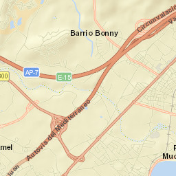 El Campello Street Map