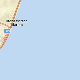 Monasterace Marina Street Map