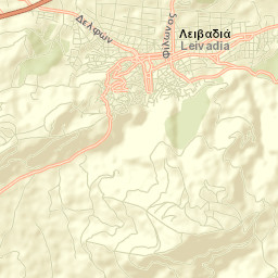 Livadeiá Street Map