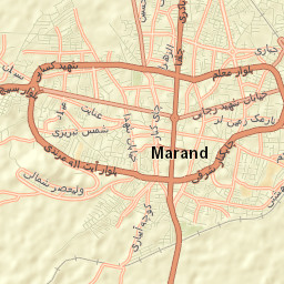Marand Street Map