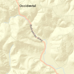 Occidental Street Map