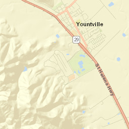 Yountville Street Map