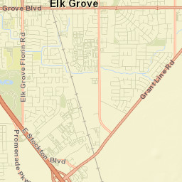 Elk Grove Street Map