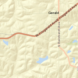 Gerald Street Map