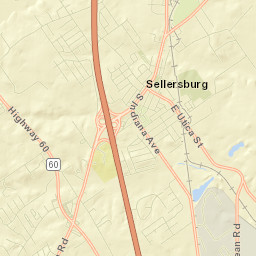 Sellersburg Street Map