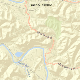 Barboursville Street Map