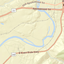 Elkton Street Map