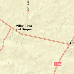 Alcaracejos Street Map