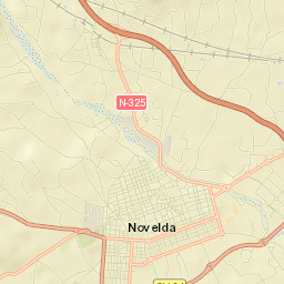Novelda Street Map