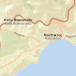 Náfpaktos Street Map