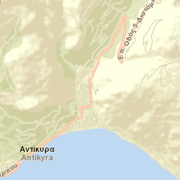Antikyra Street Map