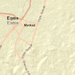 Eşme Street Map