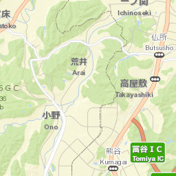 Tomiya Street Map