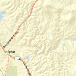 Ione Street Map