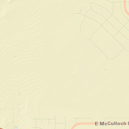 1-23 East McCulloch Boulevard, Pueblo West Street Map