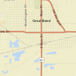 Great Bend Street Map