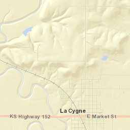La Cygne Street Map