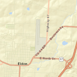 Eldon Street Map