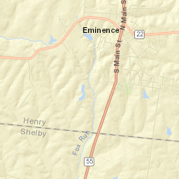 99 Kentucky 22, Eminence, KY 40019, USA Street Map