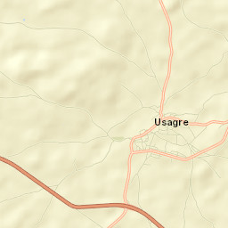Usagre Street Map
