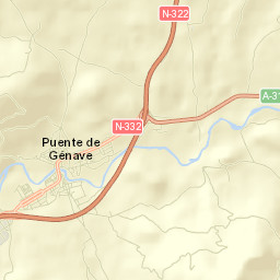 Puente de Génave Street Map