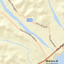 Caulonia Marina Street Map