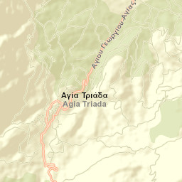 Agía Triáda Street Map