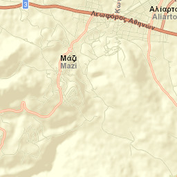 Alíartos Street Map