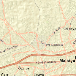 Malatya Street Map