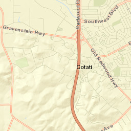 Rohnert Park Street Map