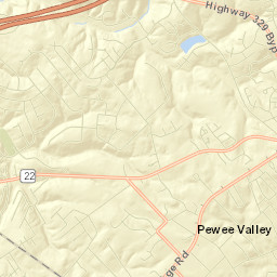Pewee Valley Street Map