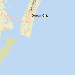 Ocean City Street Map