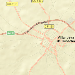 Villanueva de Córdoba Street Map
