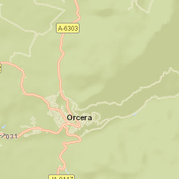 Orcera Street Map