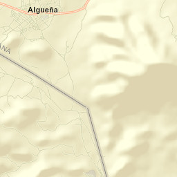 Algueña Street Map