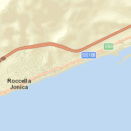 Roccella Ionica Street Map