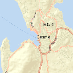 Çeşme Street Map
