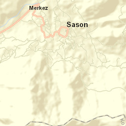 Sason Street Map