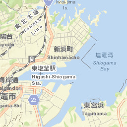 Shiogama Street Map